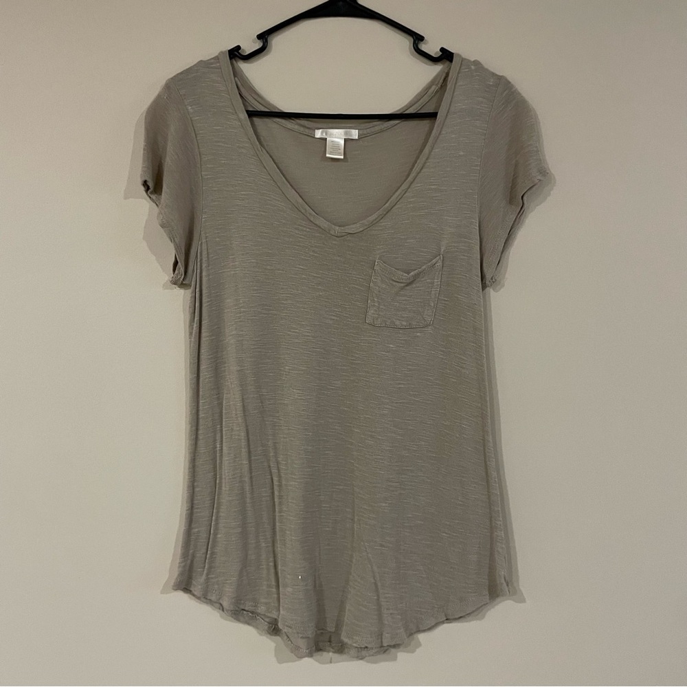 Basic Tan Tee - Picture 2 of 6
